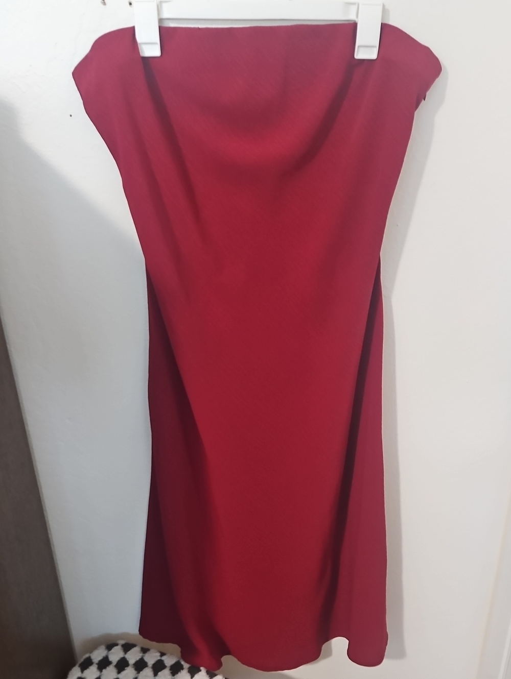 Forever 21 Plus Tube Top Red Midi Dress